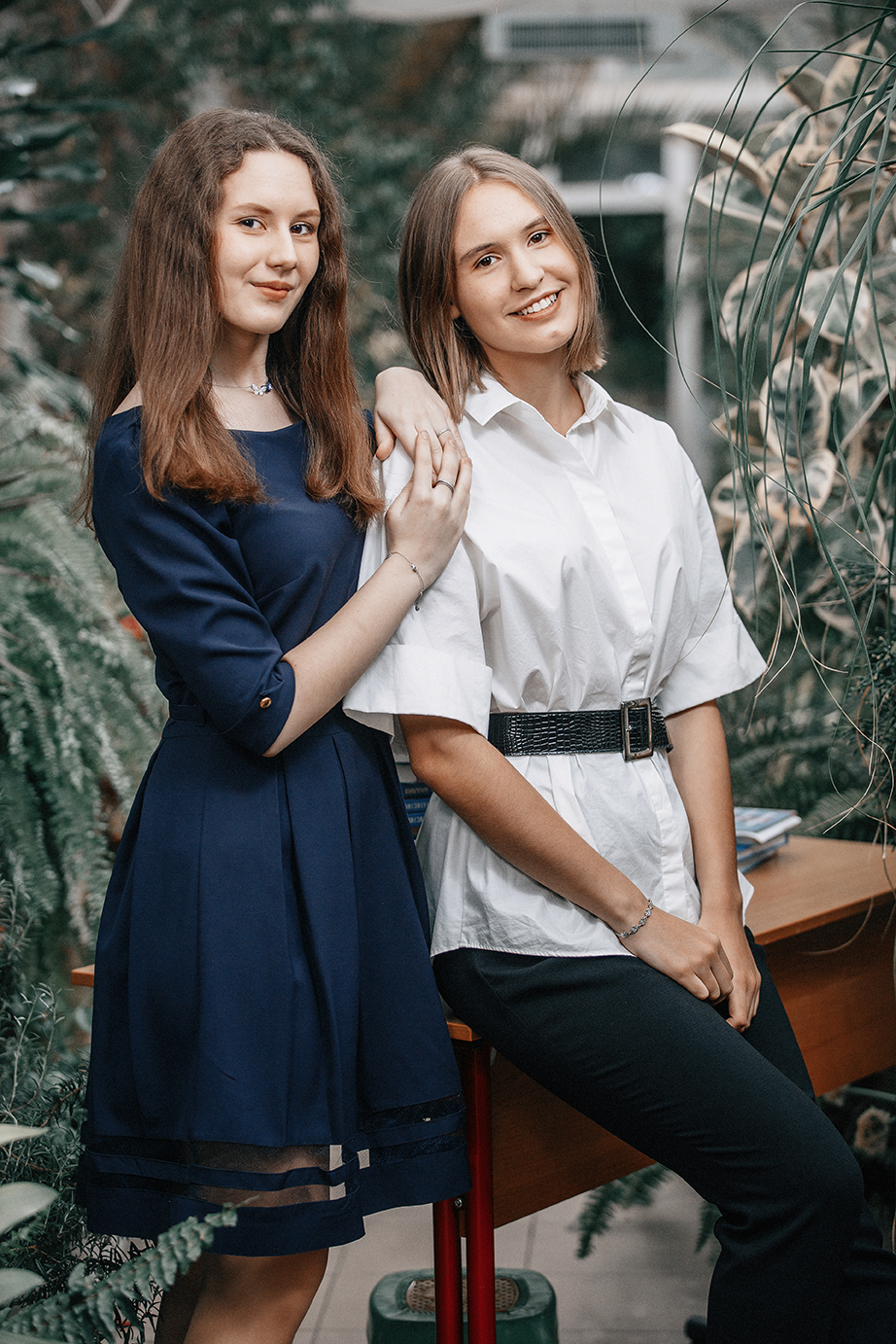 Необычная фотосессия выпускников в школе 548