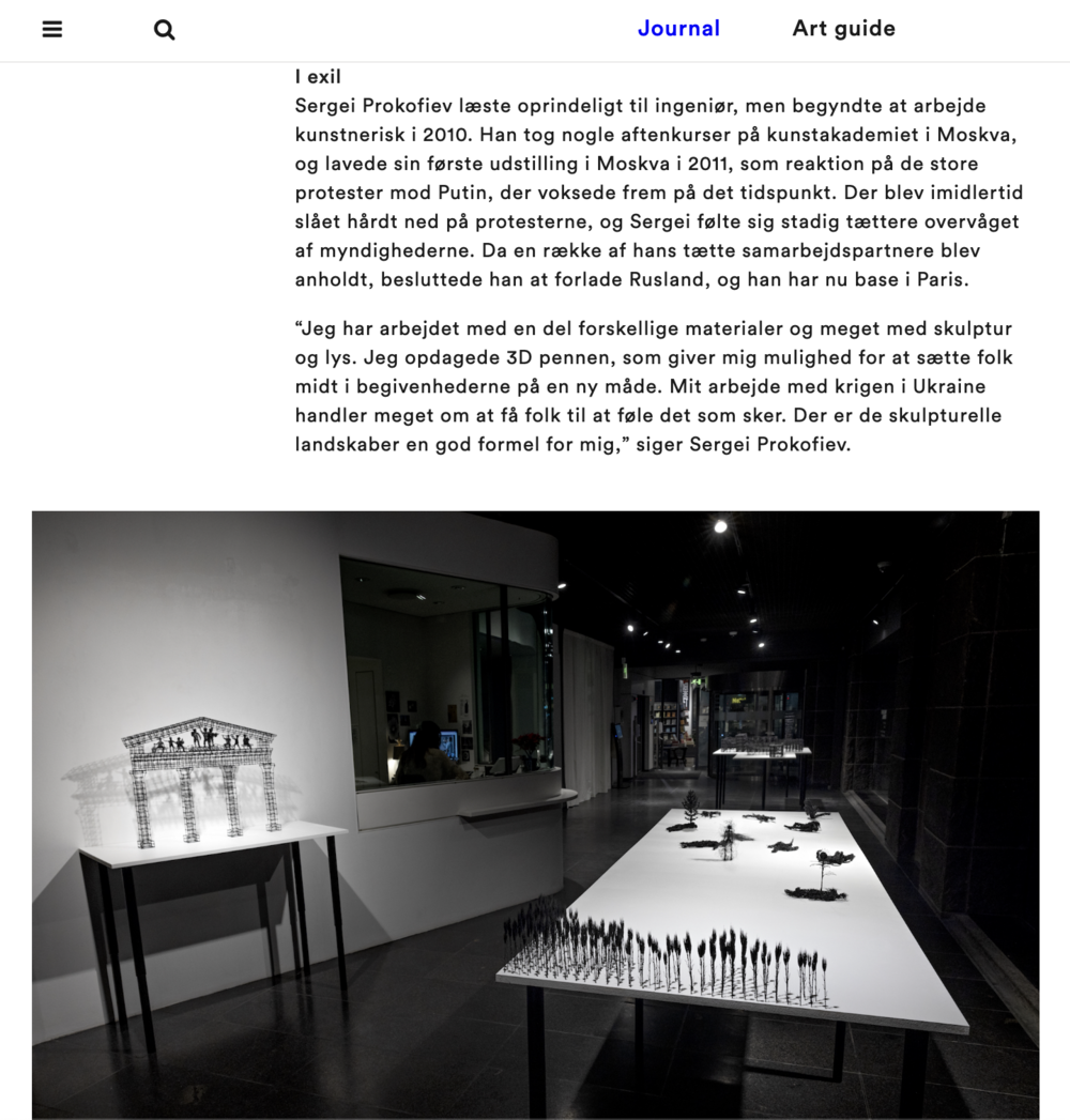 RUSSISK KUNSTNER VIL HAVE OS TIL AT SE MENNESKET BAG FJENDEN: INTERVIEW WITH BJARKE CALVIN