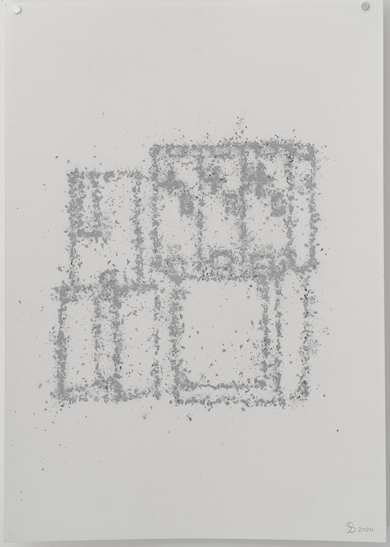 VEIL OF DAYS, Olga Kisseleva's studio, Paris, France, 2024