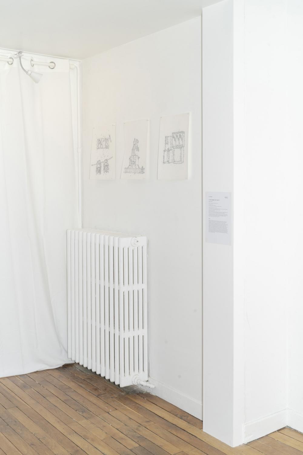VEIL OF DAYS, Olga Kisseleva's studio, Paris, France, 2024