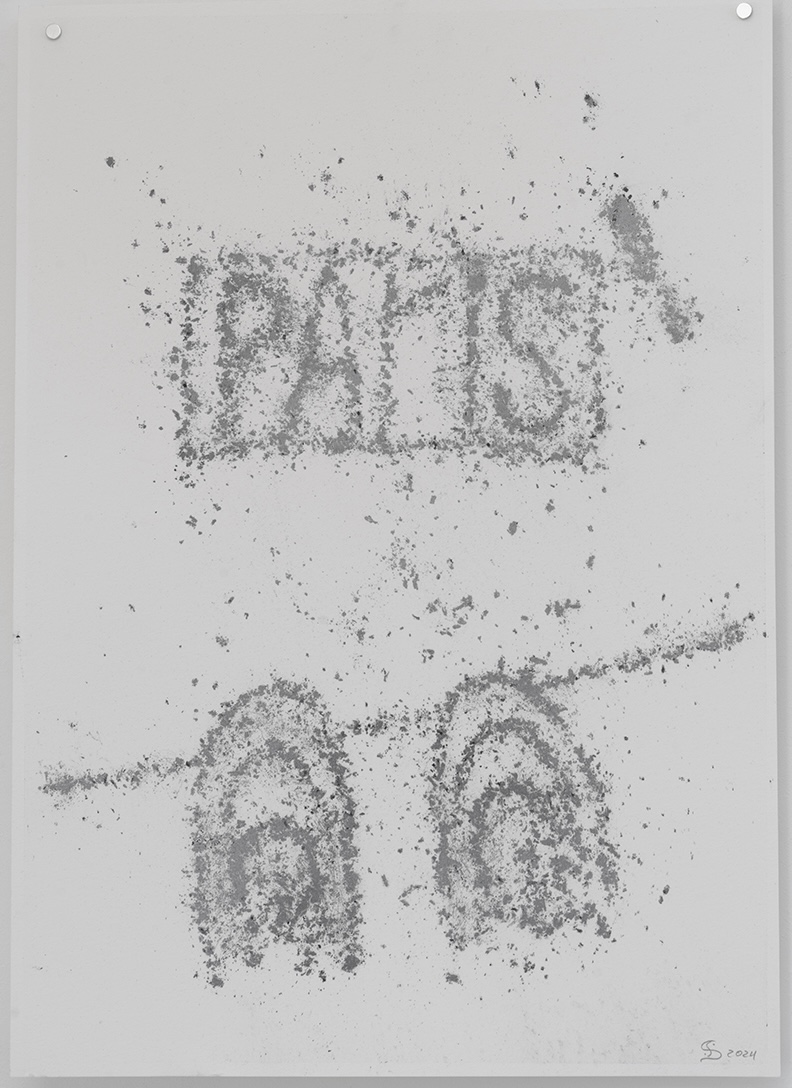 VEIL OF DAYS, Olga Kisseleva's studio, Paris, France, 2024