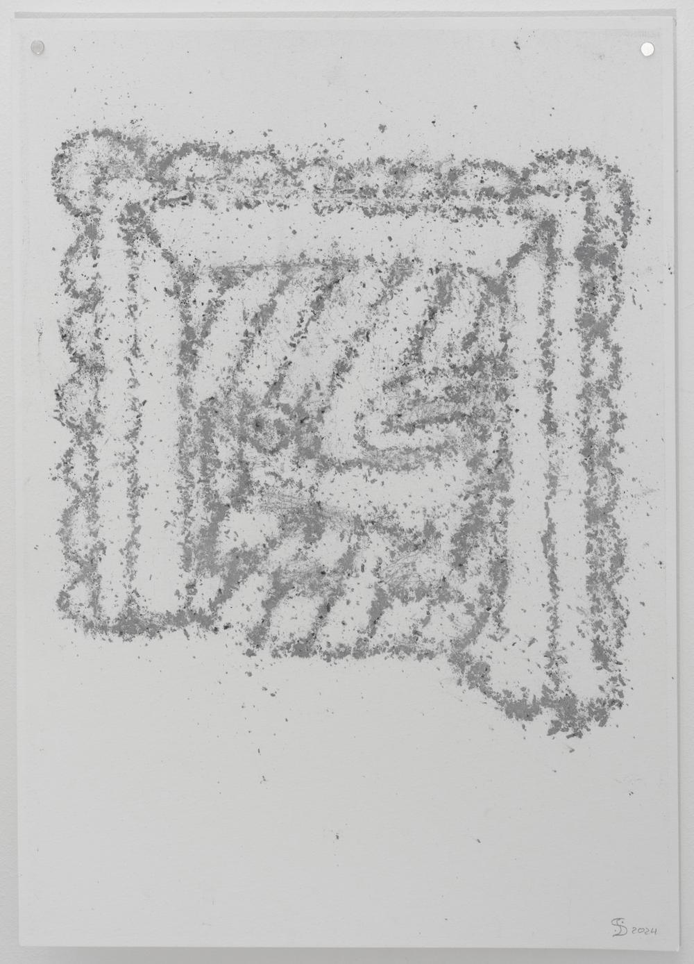 VEIL OF DAYS, Olga Kisseleva's studio, Paris, France, 2024