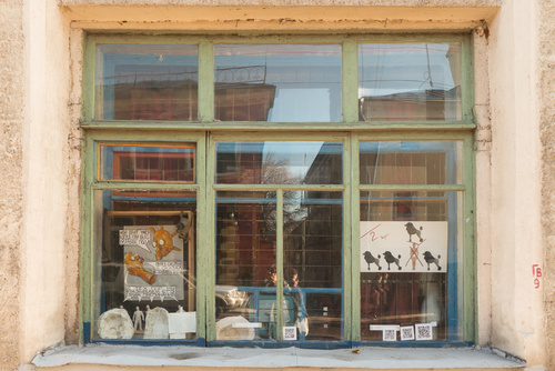 Window exhibition №6: Teacher, 2013