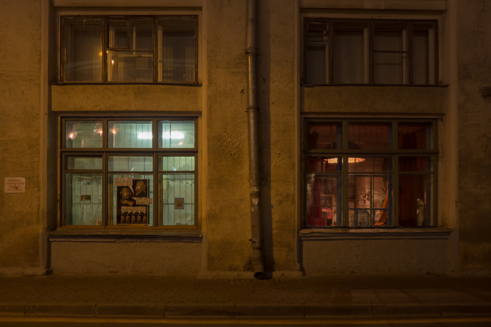 Window exhibition №7: 1 year teacher, 2013-14