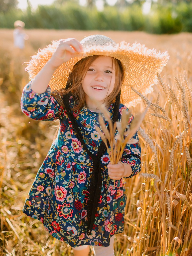 In the field