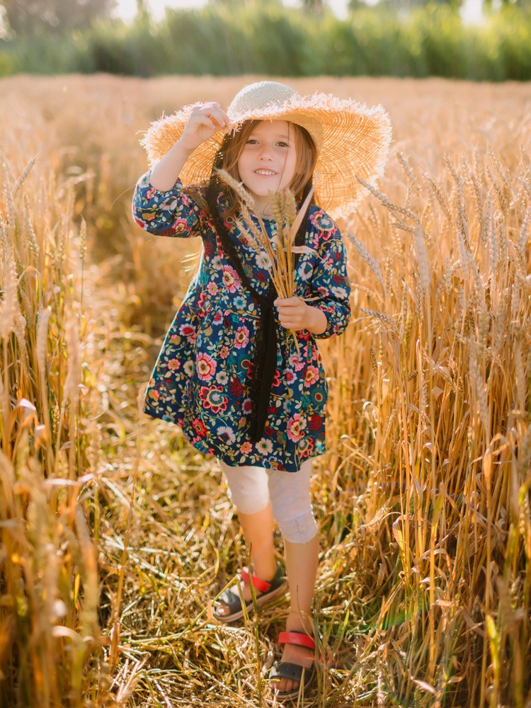 In the field