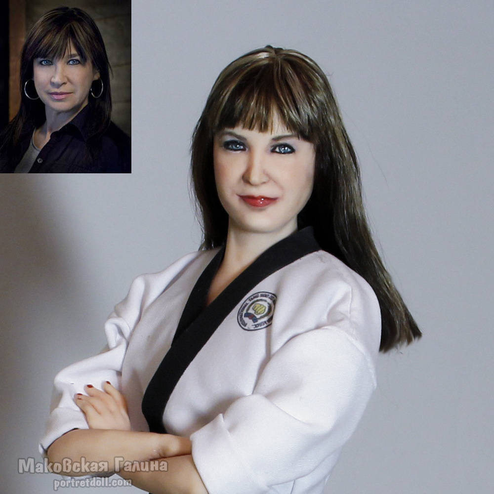Cynthia Rothrock, портретная кукла, подарок, кукла по фото, портрет