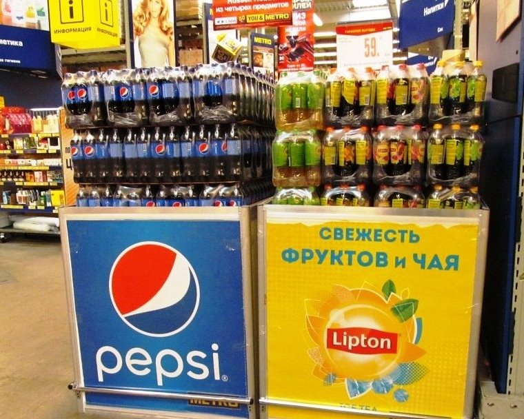 Монтаж паллетных кубов для PepsiCO