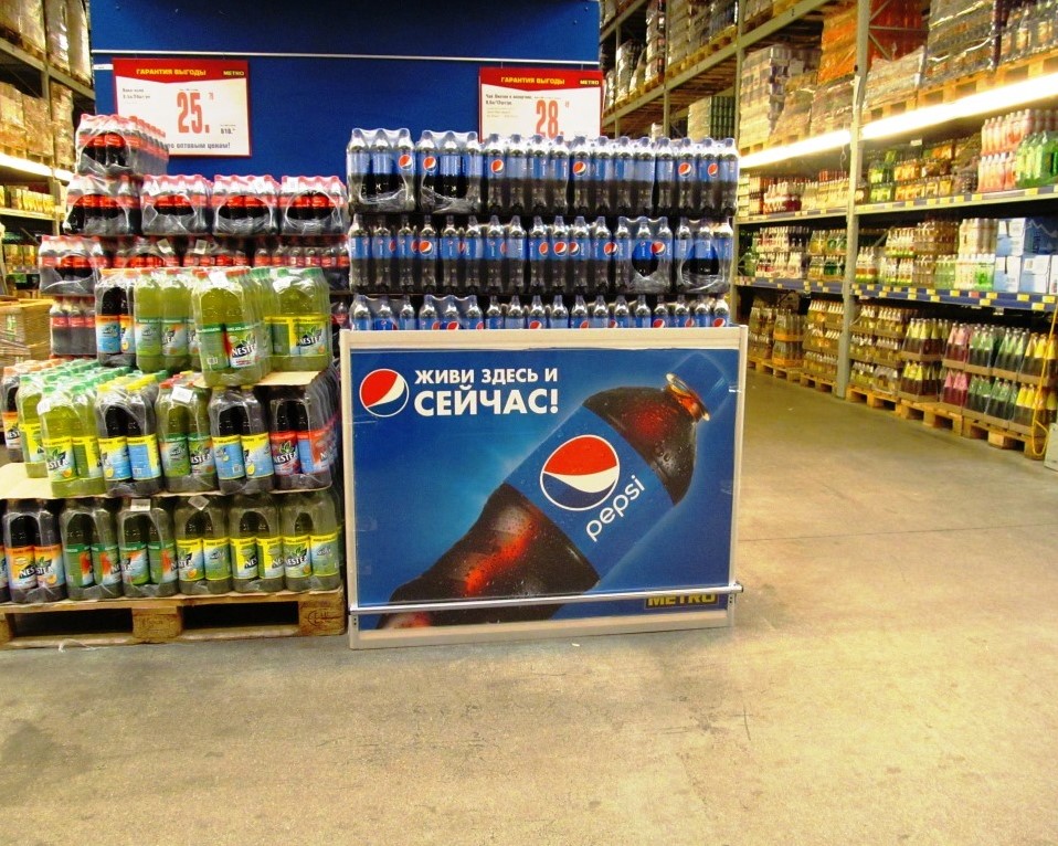 Монтаж паллетных кубов для PepsiCO