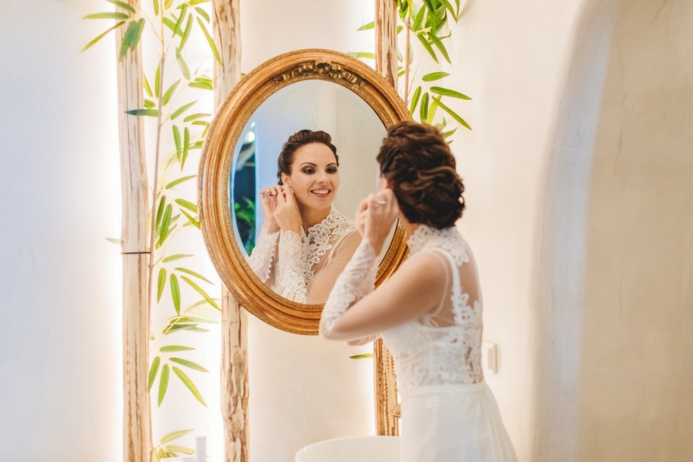 свадьба на санторини, сборы невесты, athina luxury suites
