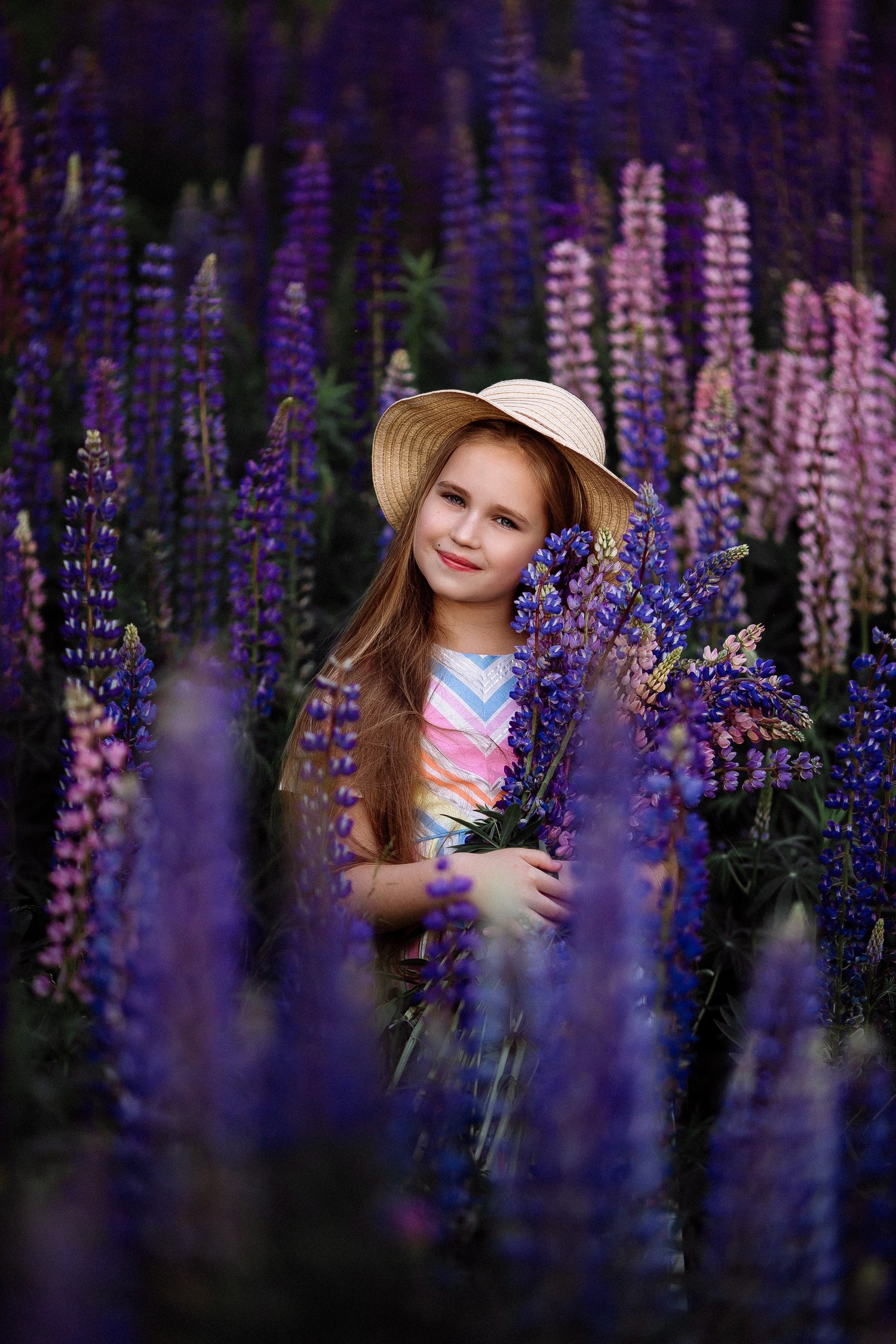 Лиза в люпинах
