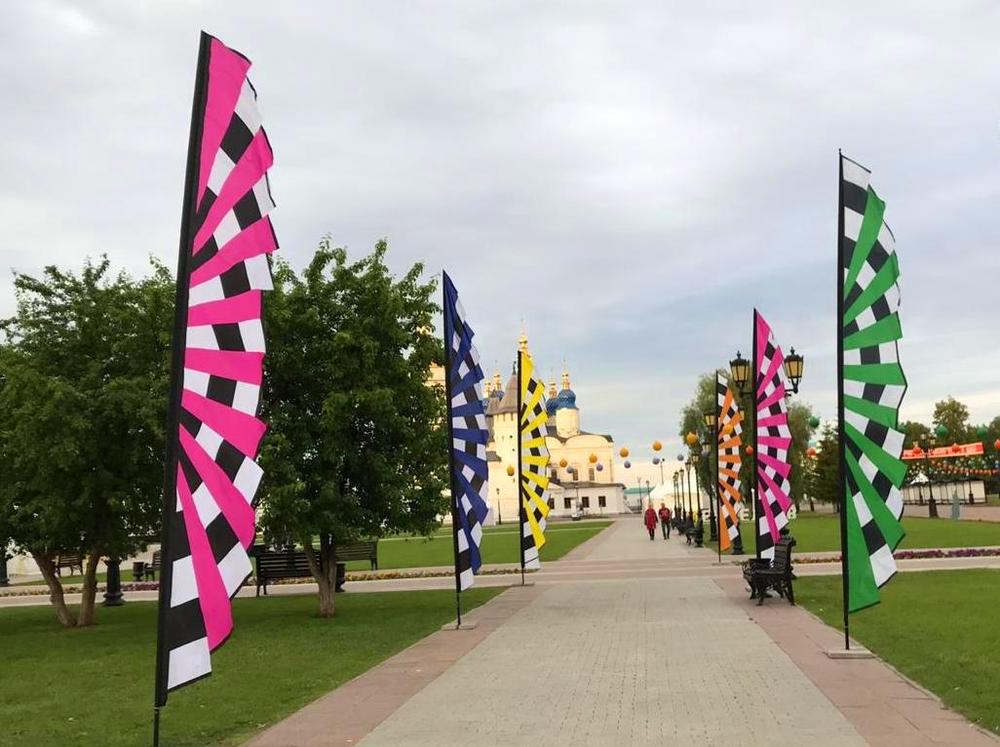 фестивальные флаги геометры 