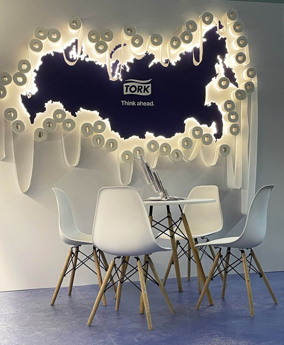 Стенд для компании Tork