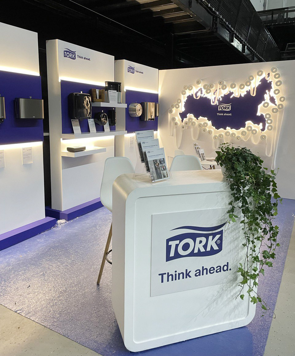 Стенд для компании Tork