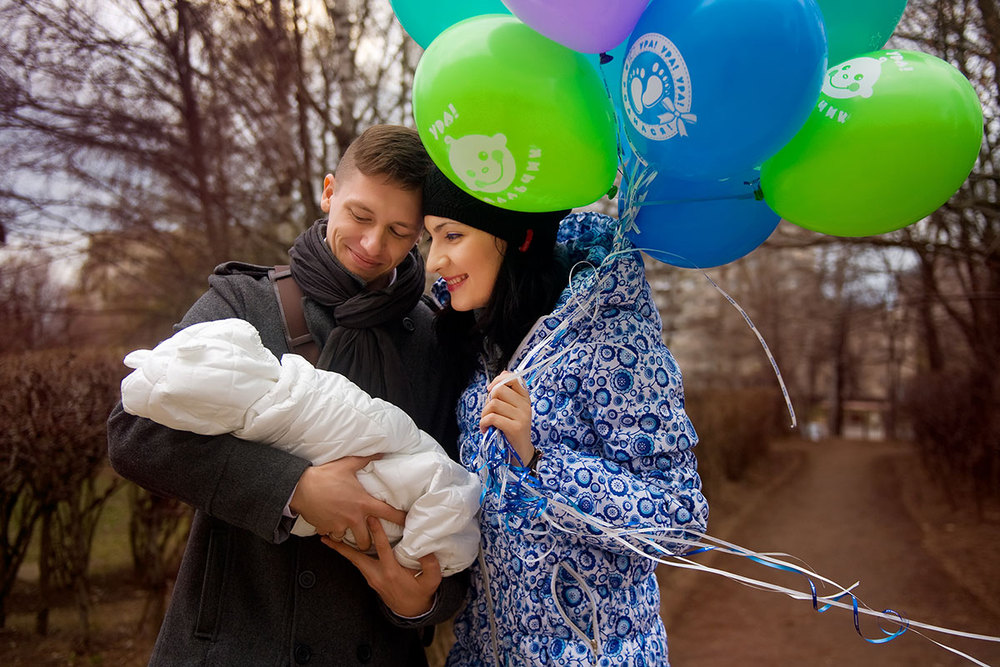 фотограф на выписку из роддома, новорожденный, лапино, пмц, семейный фотограф