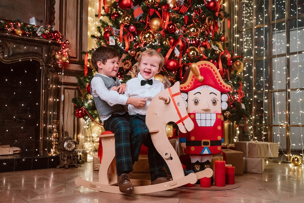Новогодние фотосессии - Дмитрий & Алла ( Кросс студия , зал Ялта)