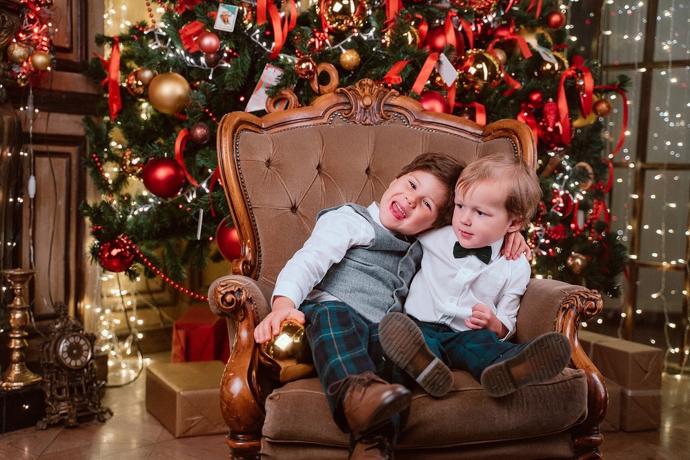 Новогодние фотосессии - Дмитрий & Алла ( Кросс студия , зал Ялта)