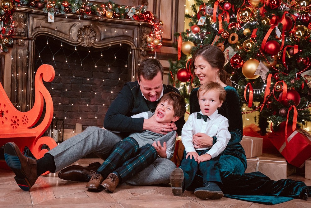 Новогодние фотосессии - Дмитрий & Алла ( Кросс студия , зал Ялта)