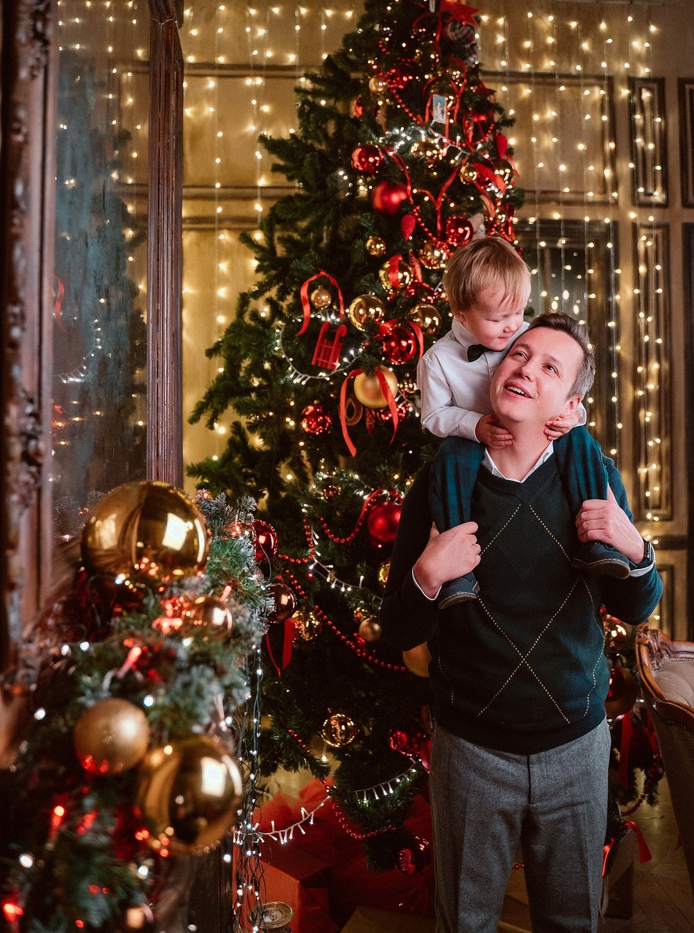 Новогодние фотосессии - Дмитрий & Алла ( Кросс студия , зал Ялта)
