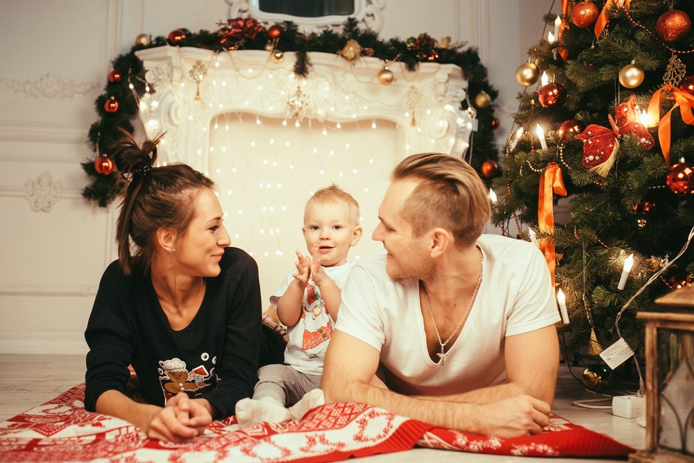 Новогодние фотосессии - Лена & Антон ( студия Прованс)