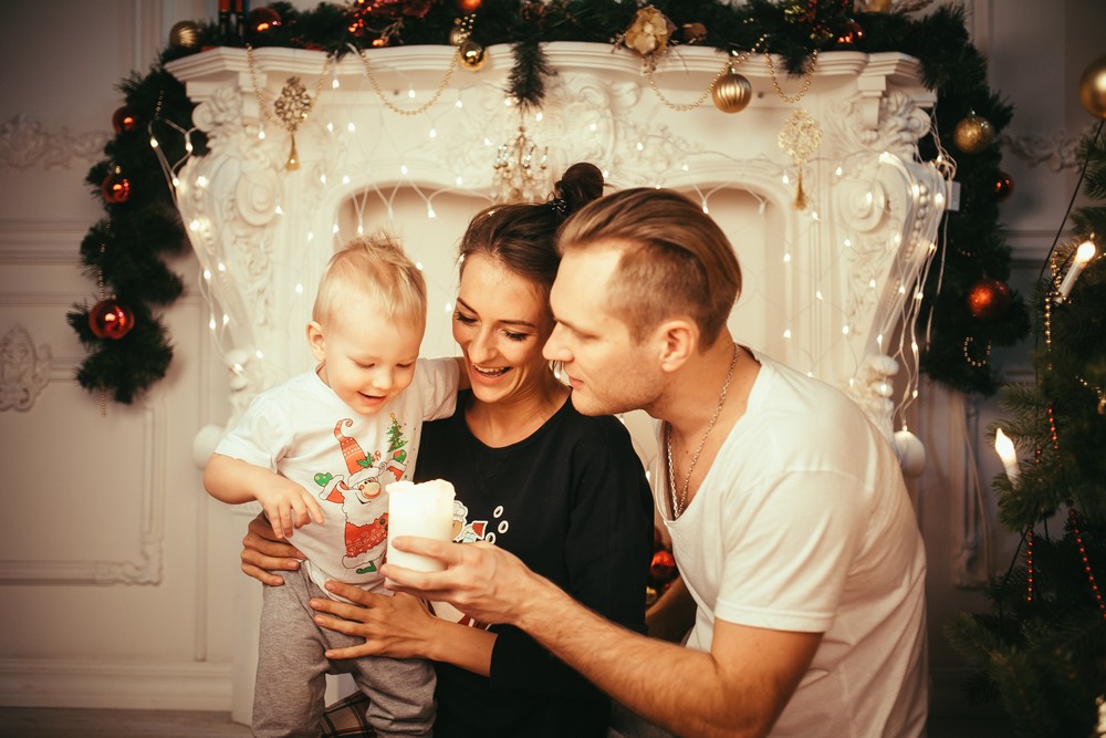 Новогодние фотосессии - Лена & Антон ( студия Прованс)