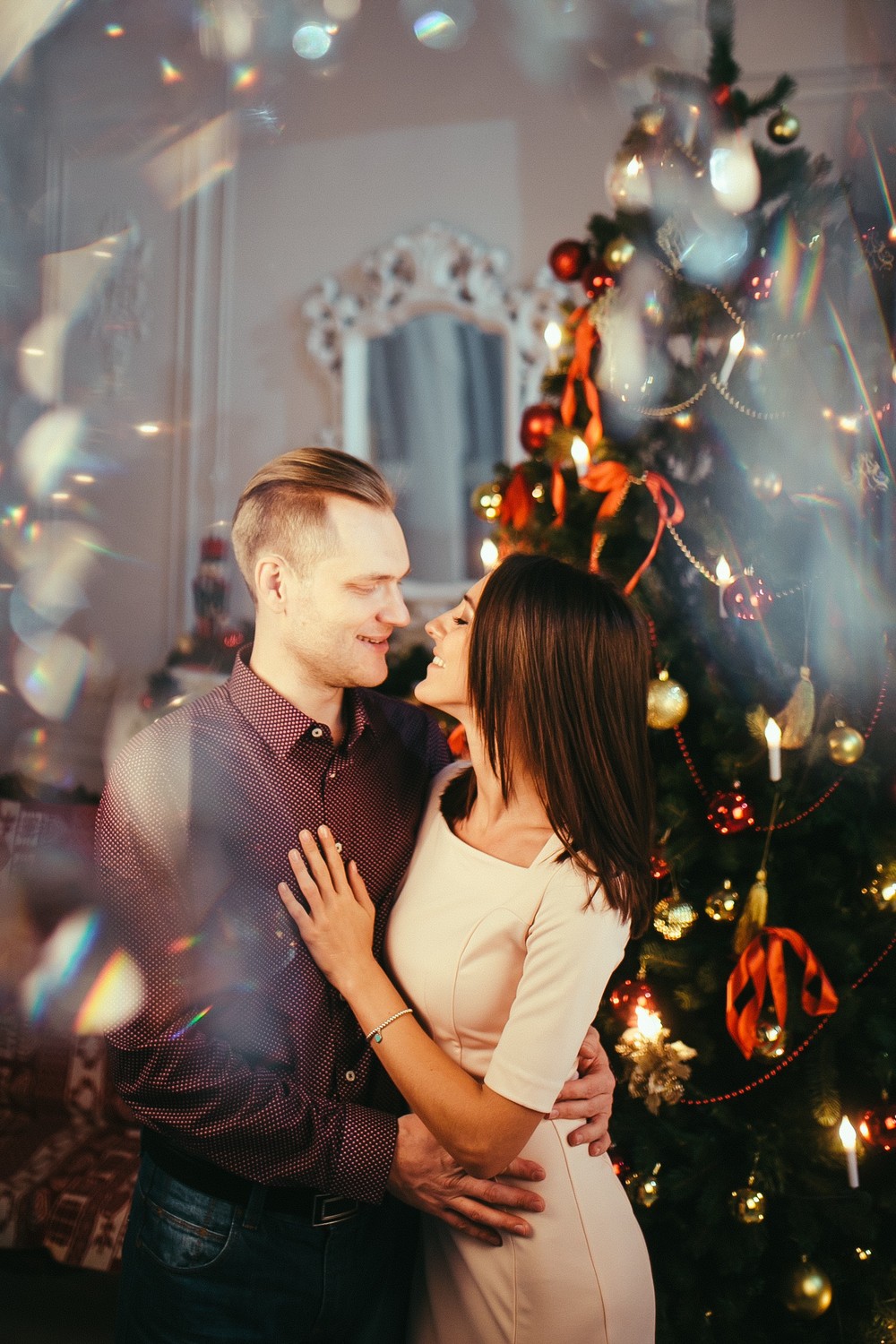 Новогодние фотосессии - Лена & Антон ( студия Прованс)