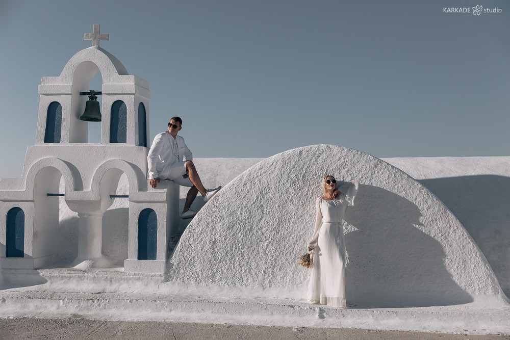 Xenia & Sergey in Santorini