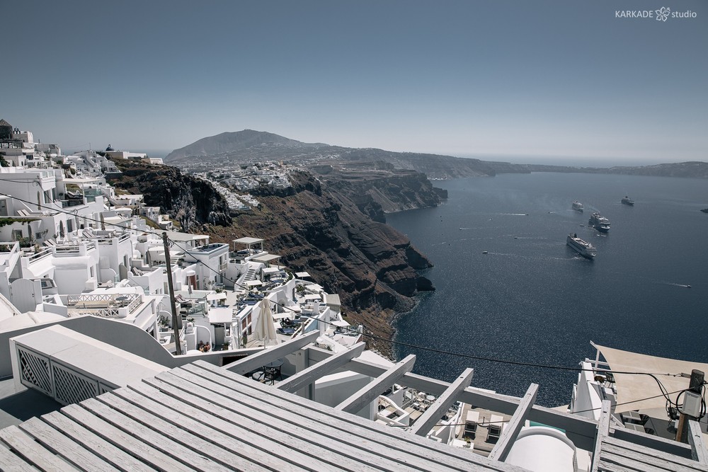 Xenia & Sergey in Santorini
