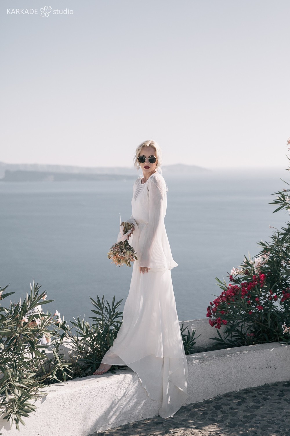 Xenia & Sergey in Santorini