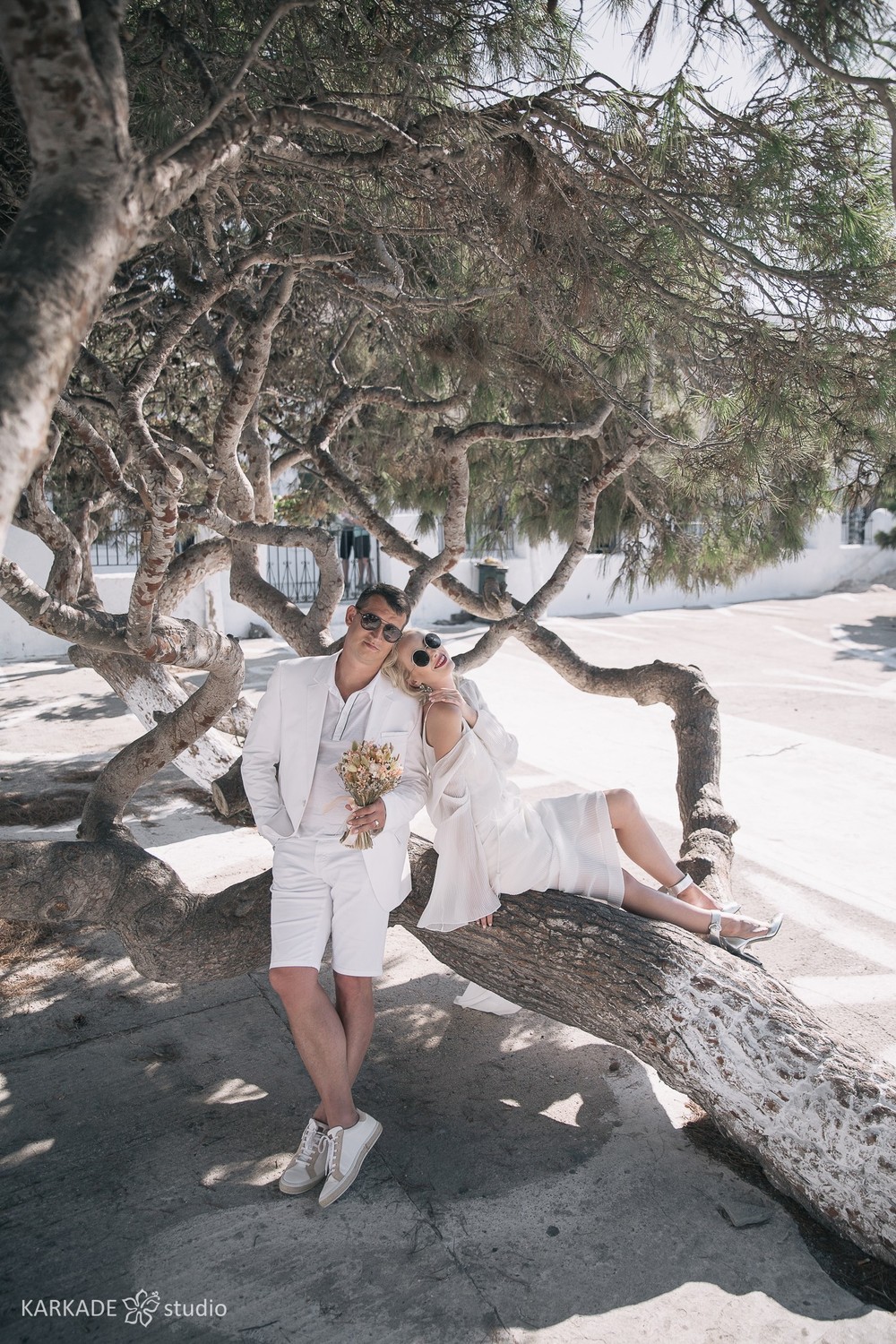 Xenia & Sergey in Santorini