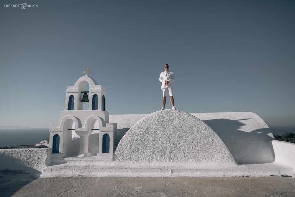 Xenia & Sergey in Santorini