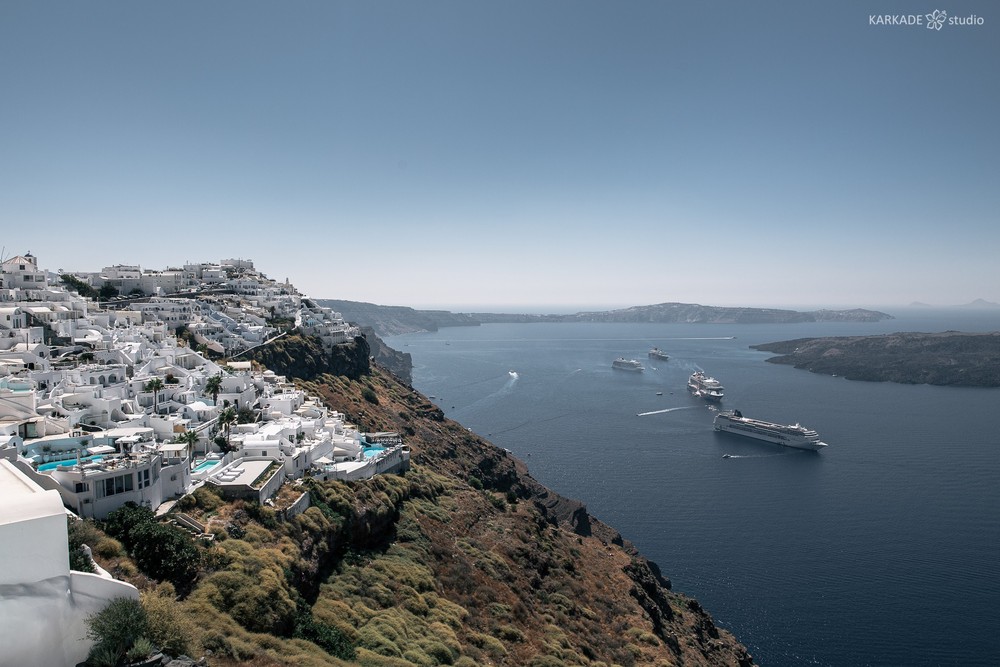 Xenia & Sergey in Santorini