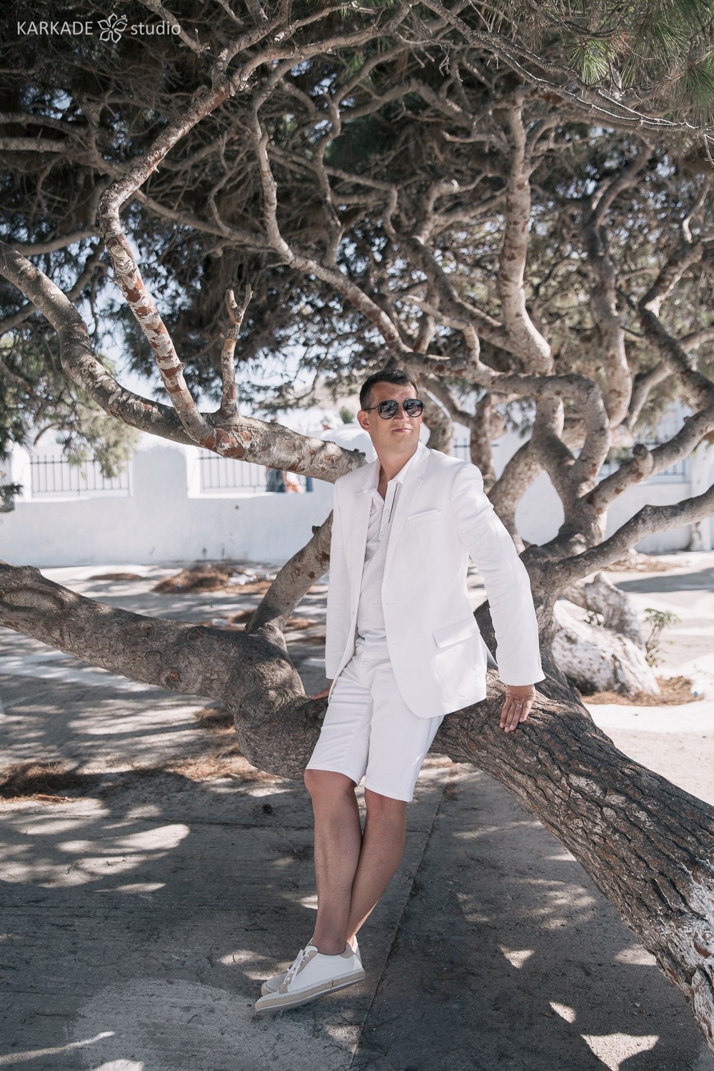 Xenia & Sergey in Santorini