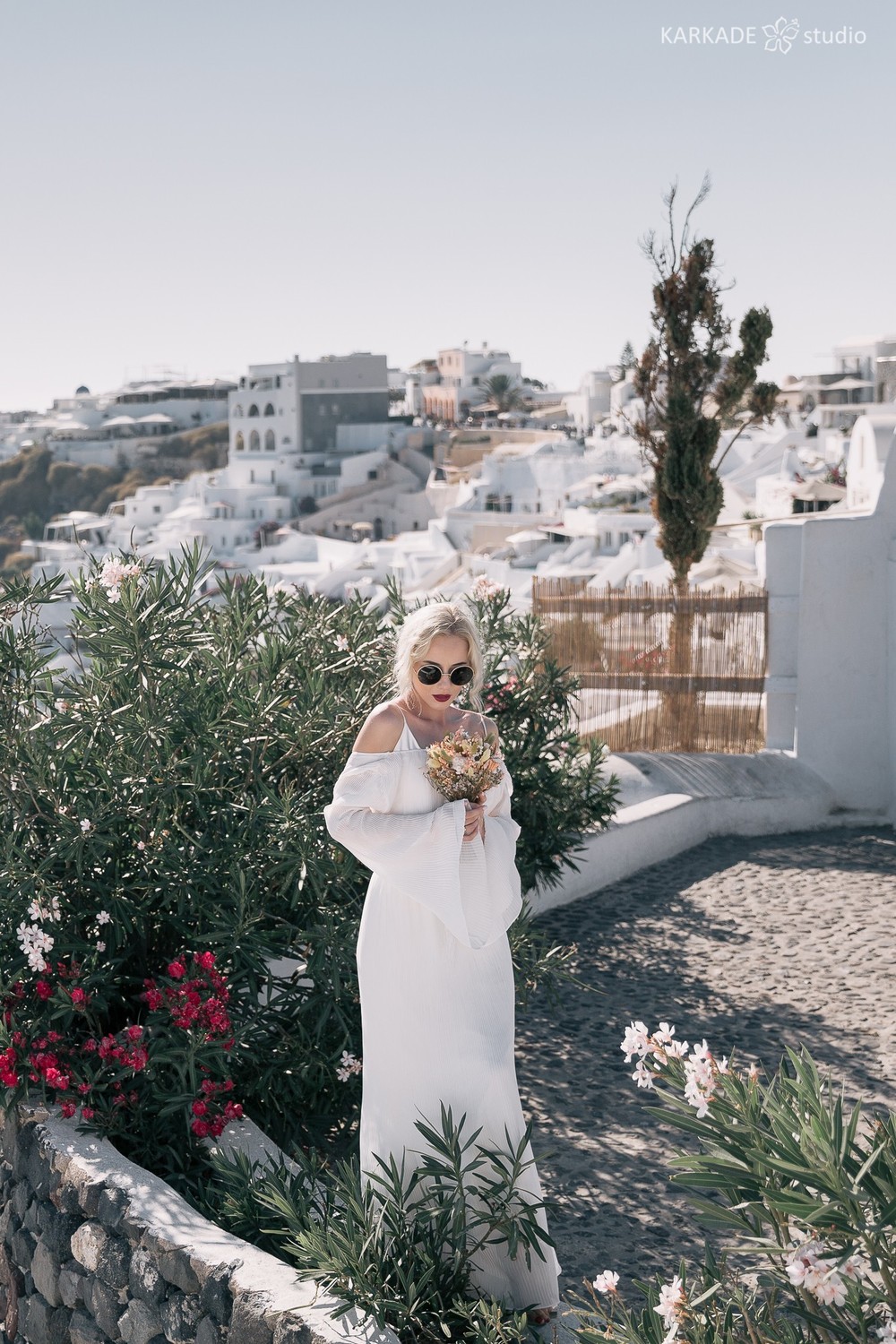 Xenia & Sergey in Santorini