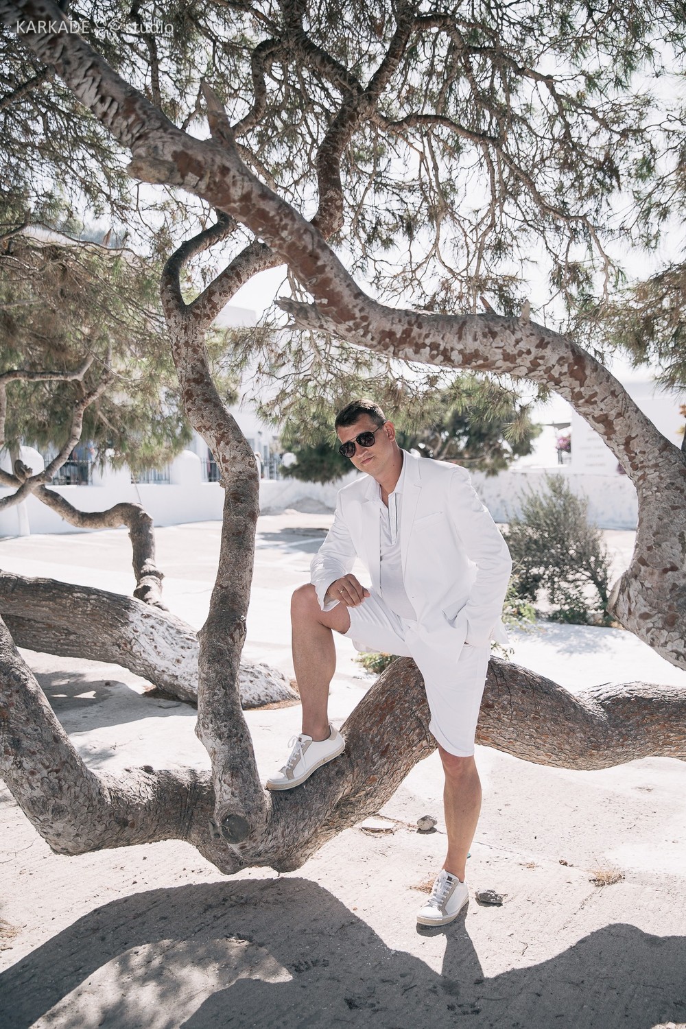 Xenia & Sergey in Santorini