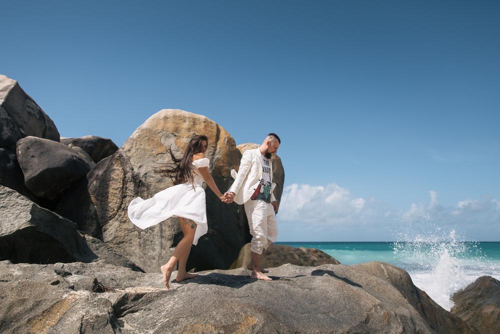 Helena & Fedor in Seychelles