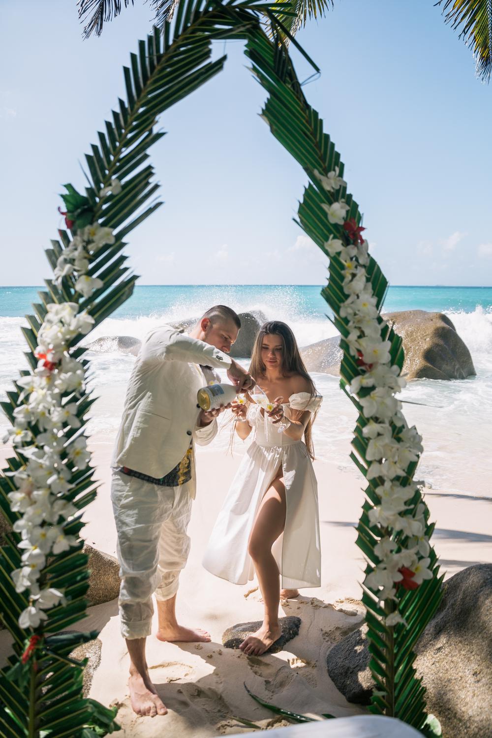 Helena & Fedor in Seychelles