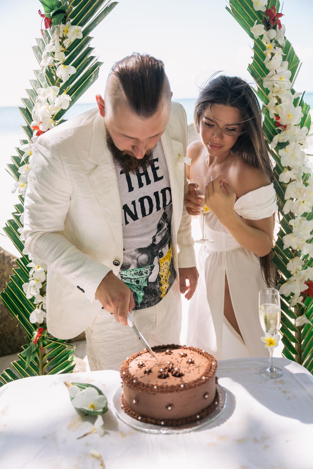Helena & Fedor in Seychelles