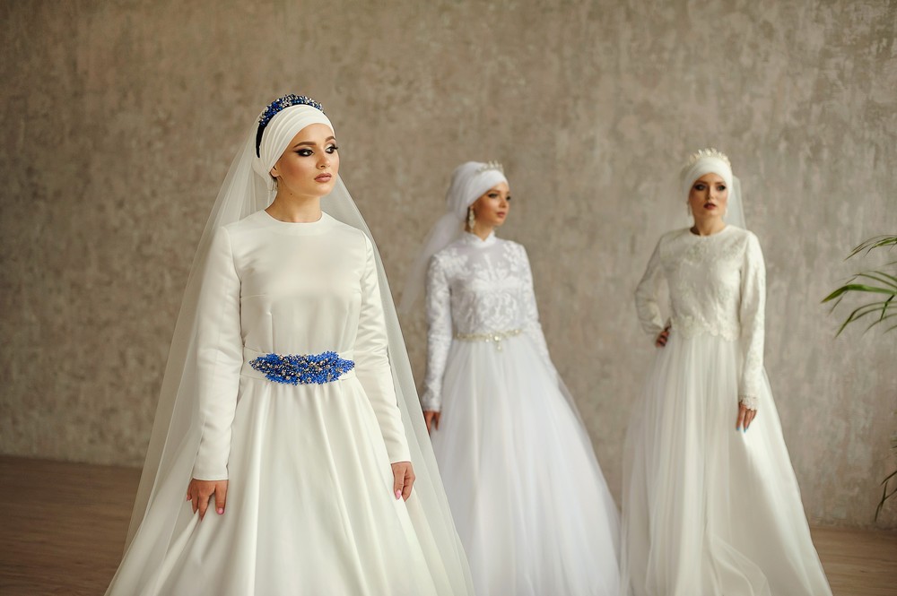 Коллекция платьев для никаха студии IZAR, 2018