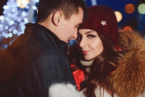 Рамиль + Динара в кафе