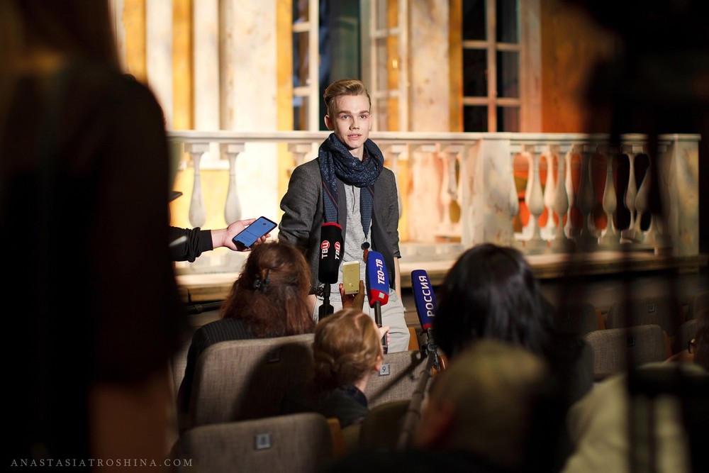 Владислав Миллер, пресс показ спектакля Ревизор