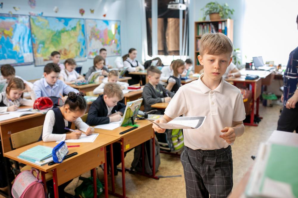 школьный репортаж