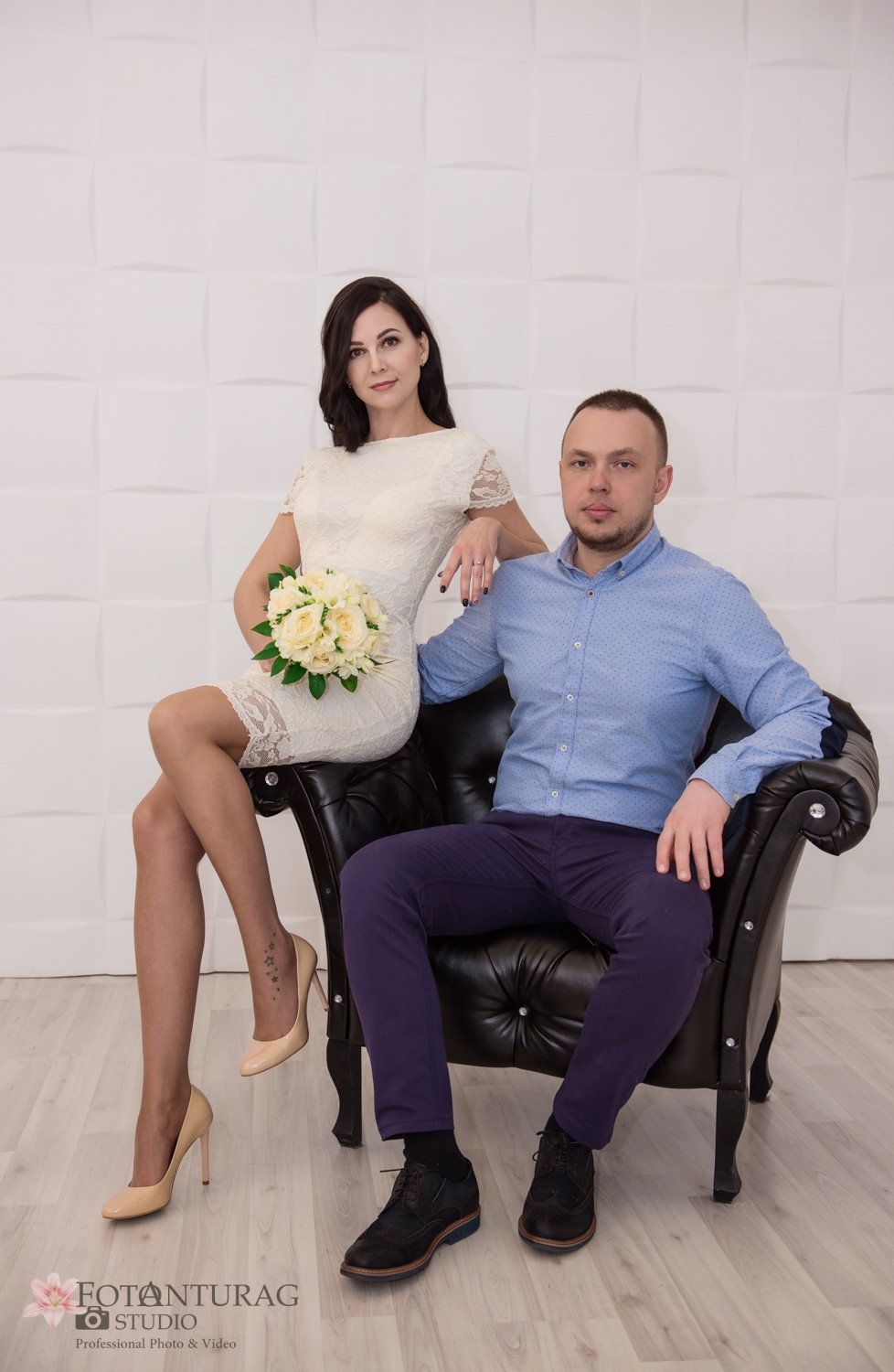 портфолио  - Свадебная фотосессия в студии_Елена