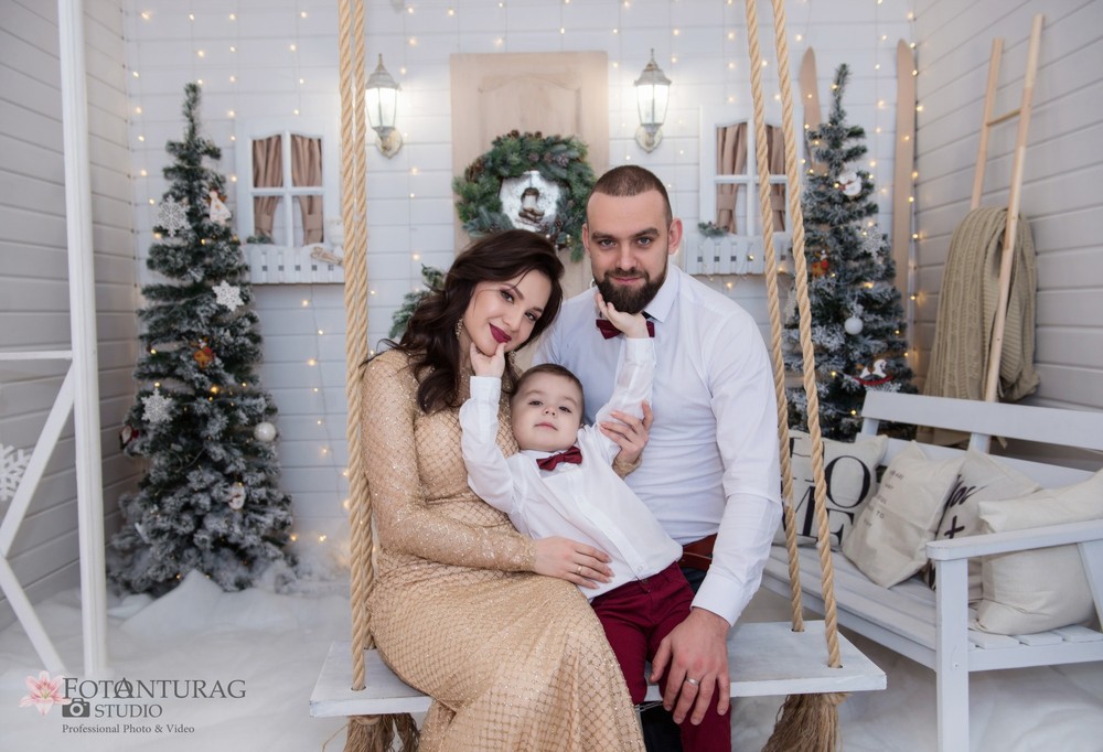 портфолио  - Новогодняя семейная фотосессия_фотограф Андрей