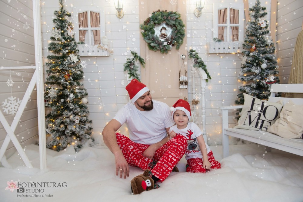 портфолио  - Новогодняя семейная фотосессия_фотограф Андрей