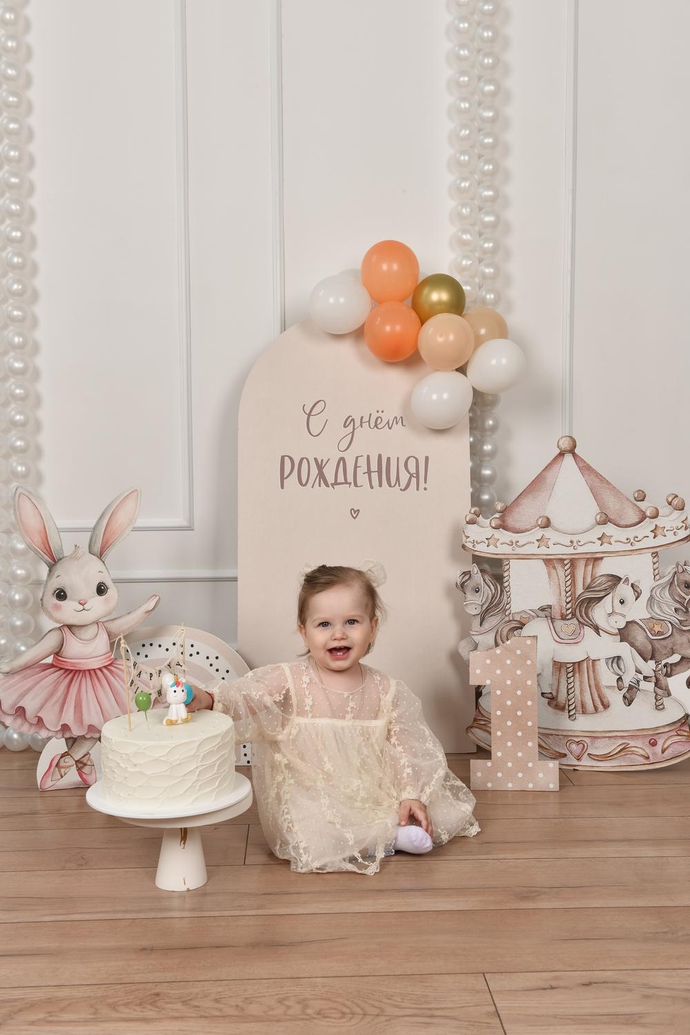портфолио  - Фотосессия 1 годик_с декором 
