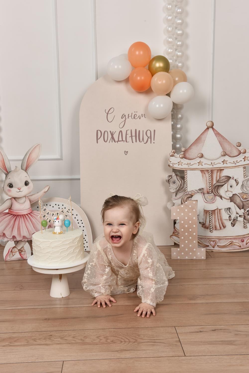 портфолио  - Фотосессия 1 годик_с декором 