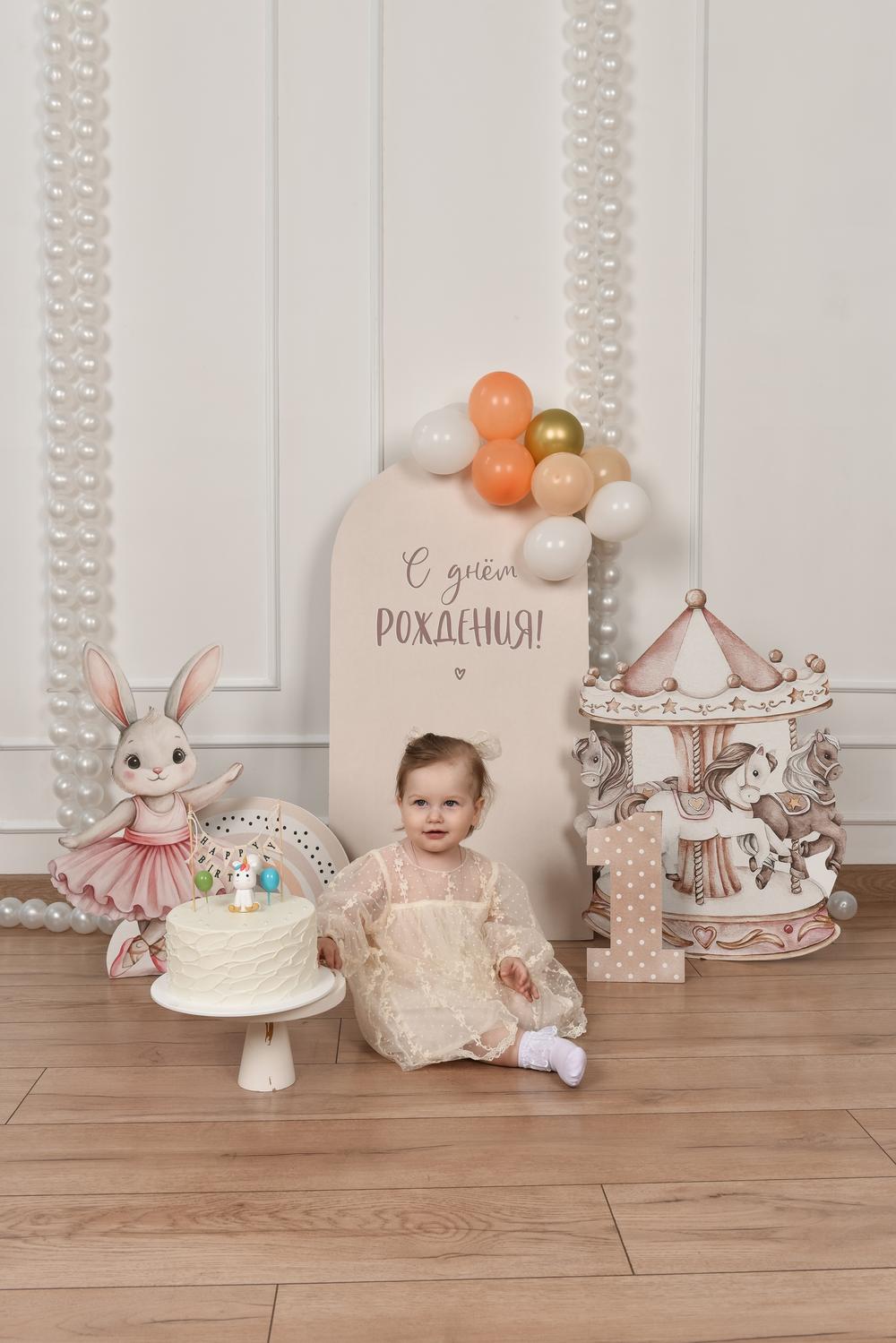 портфолио  - Фотосессия 1 годик_с декором 