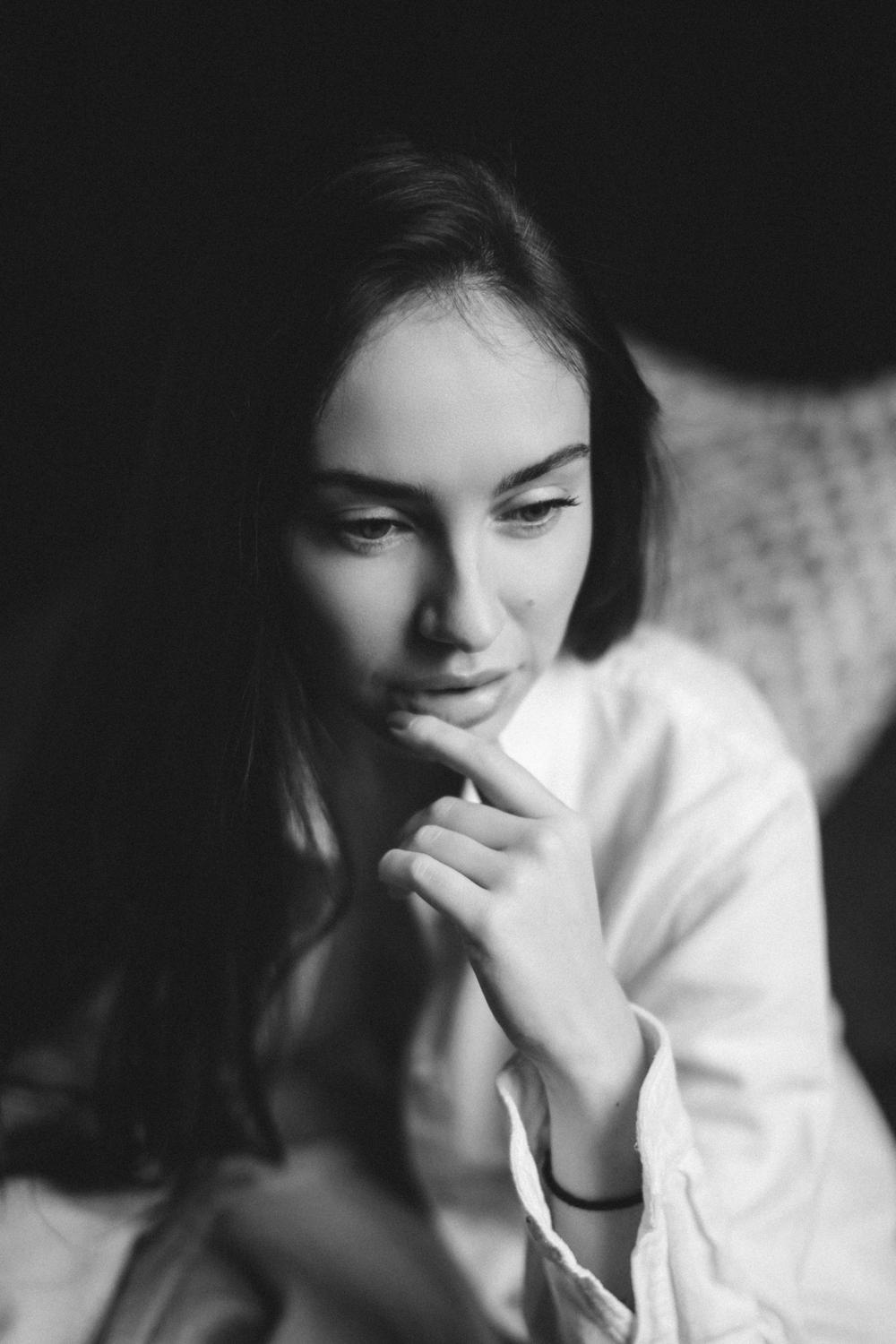 PORTRAIT - чб в студии