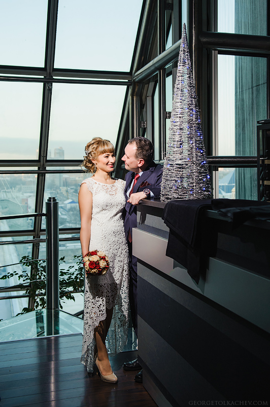 WEDDINGS (СВАДЬБЫ) - Alexey & Anya - Зимняя Свадьба Алексея и Ани мост Багратион ресторан Сити клаб (City club)